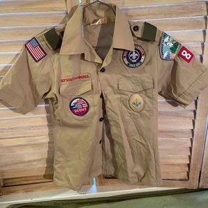 Authentic Boy Scout shirt size 12